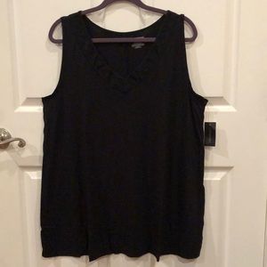 NEW NWT Lane Bryant Eyelet trim tank top 14/16